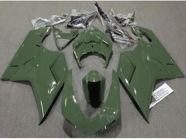 Army Green Gloss 07-14 Ducati 848 1098 1198 Fairings
