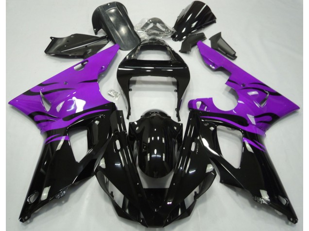 Black Flame & Purple 00-01 R1 Fairings Black Flame & Purple 00-01 R1 Fairings