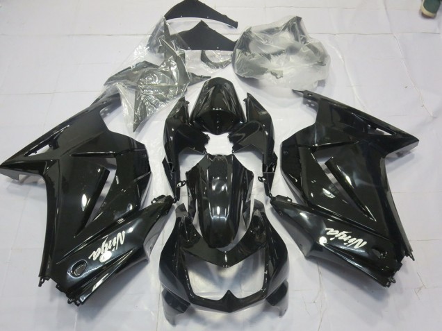 Black Gloss 08-12 Ninja 250 Fairings