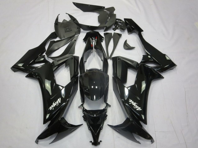 Black Ninja 08-10 ZX10R Fairings