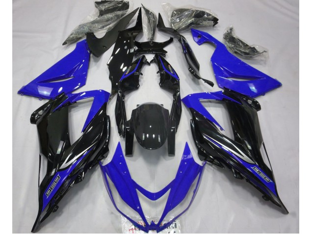 Black and Blue 13-18 ZX6R Fairings