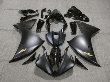Black and Gold 09-11 R1 Fairings