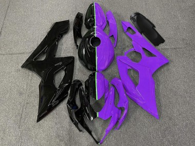 Black and Purple 05-06 GSXR 1000 Fairings