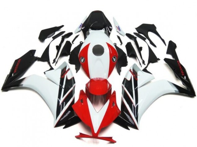 Black and Red / White Gloss 12-16 CBR1000RR Fairings Black and Red / White Gloss 12-16 CBR1000RR Fairings