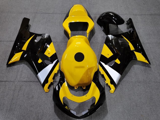Black and Yellow 01-03 GSXR 600-750 Fairings Black and Yellow 01-03 GSXR 600-750 Fairings