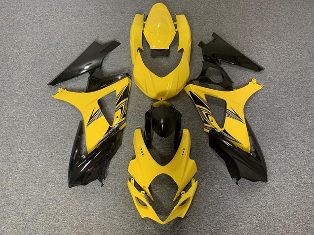 Black and Yellow 07-08 GSXR 1000 Fairings Black and Yellow 07-08 GSXR 1000 Fairings