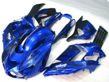 Blue Flame 06-11 ZX14R Fairings