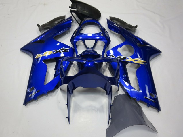 Blue OEM Style 03-04 ZX6R Fairings Blue OEM Style 03-04 ZX6R Fairings