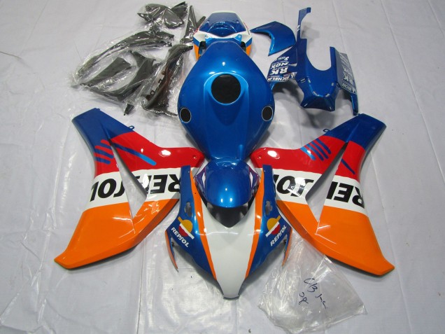 Blue Repsol & Red 08-11 CBR1000RR Fairings Blue Repsol & Red 08-11 CBR1000RR Fairings