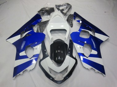 Blue White OEM Style 04-05 GSXR 600-750 Fairings
