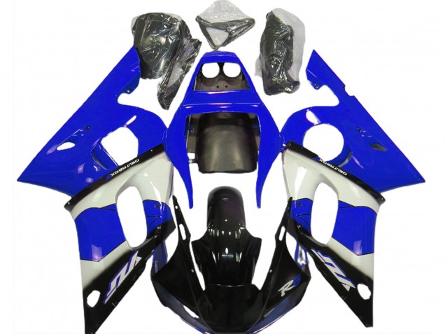 Blue White and Black 98-02 R6 Fairings Blue White and Black 98-02 R6 Fairings