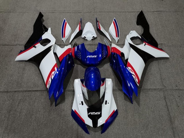 Blue White and Red 17-21 R6 Fairings Blue White and Red 17-21 R6 Fairings