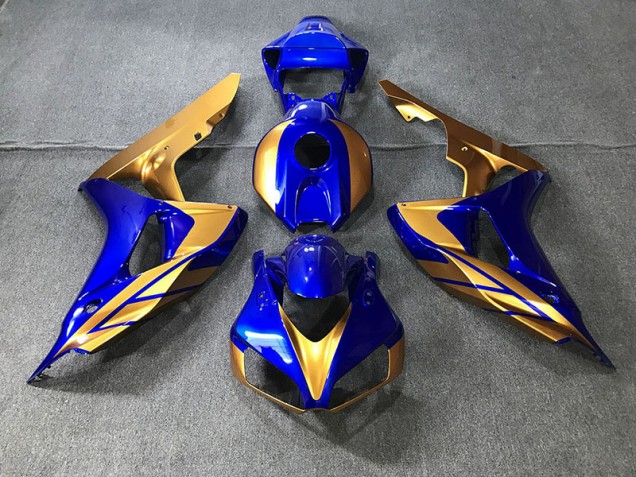 Blue and Gold 06-07 CBR1000RR Fairings Blue and Gold 06-07 CBR1000RR Fairings