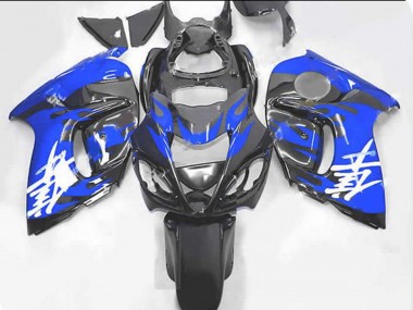 Blue and Grey 08-20 GSXR 1300 Hayabusa Fairings