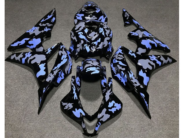 Blue and Grey Camouflage 07-08 CBR600RR Fairings Blue and Grey Camouflage 07-08 CBR600RR Fairings