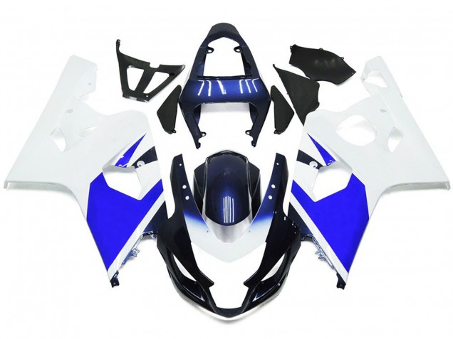 Bright White and Blue 04-05 GSXR 600-750 Fairings Bright White and Blue 04-05 GSXR 600-750 Fairings