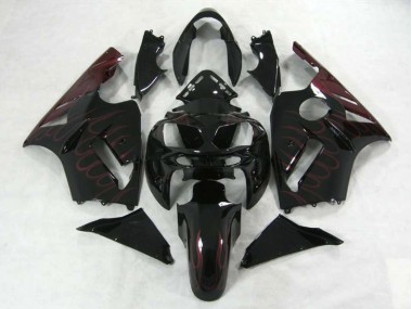 Burgundy Flame 02-05 ZX12R Fairings