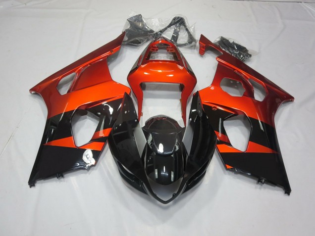 Burnt orange and Black 03-04 GSXR 1000 Fairings Burnt orange and Black 03-04 GSXR 1000 Fairings