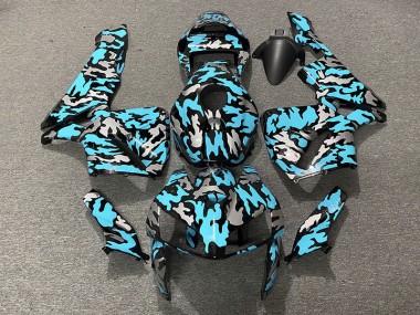 Camo & LIGHT CYAN 05-06 CBR600RR Fairings
