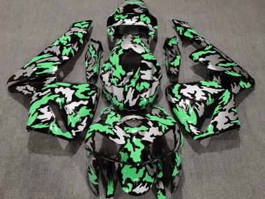 Camo & LIGHT GREEN 05-06 CBR600RR Fairings