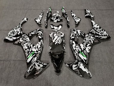 Camo and Green Logo 08-10 ZX10R Fairings