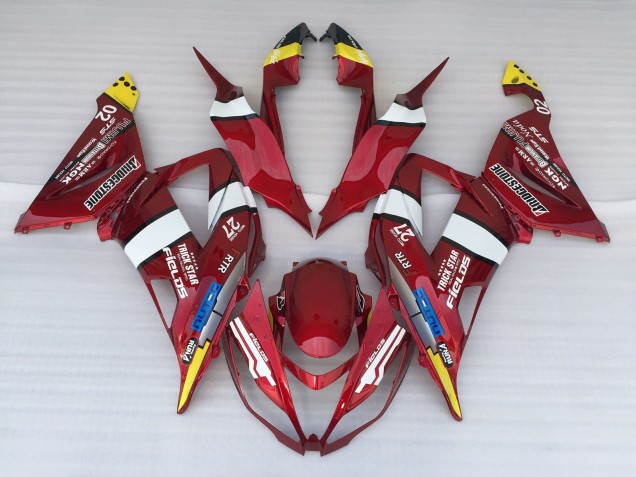 Candy Apple 13-18 ZX6R Fairings Candy Apple 13-18 ZX6R Fairings