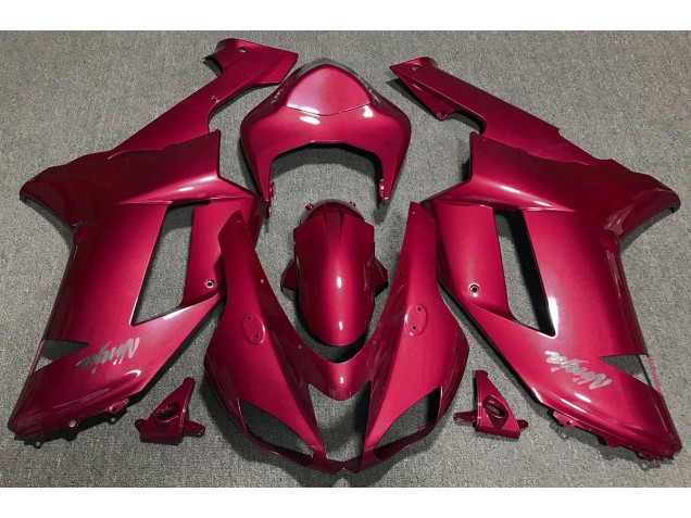 Candy Red 07-08 ZX6R Fairings Candy Red 07-08 ZX6R Fairings
