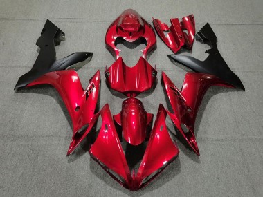 Candy Red & Black 04-06 R1 Fairings