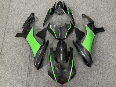 Carbon Fiber & Green 15-19 R1 Fairings
