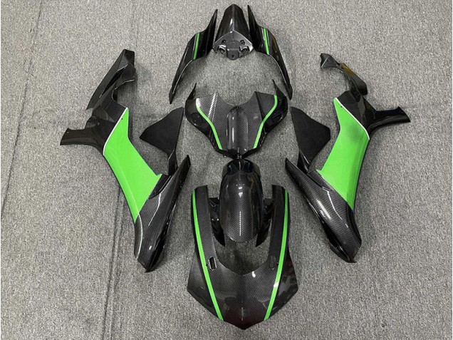 Carbon Fiber & Green 15-19 R1 Fairings Carbon Fiber & Green 15-19 R1 Fairings