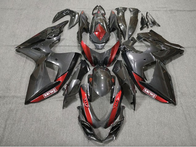Carbon Fiber Red 09-16 GSXR 1000 Fairings