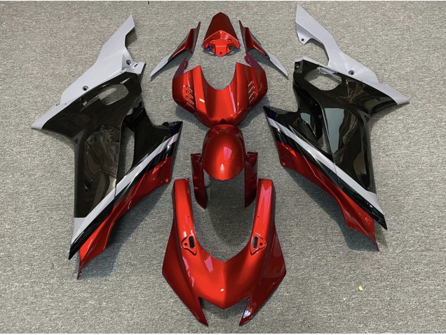 Cement Black and Red 17-21 R6 Fairings