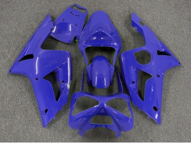 Dark Blue Plain 03-04 ZX6R Fairings