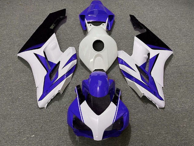 Dark Blue White and Gloss Black 04-05 CBR1000RR Fairings