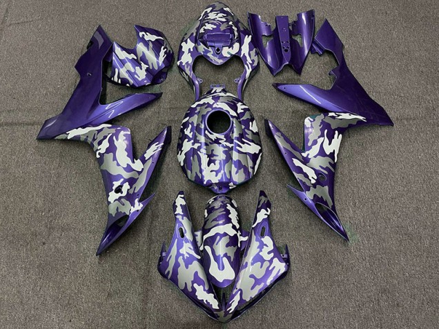 Dark Purple Camo 04-06 R1 Fairings Dark Purple Camo 04-06 R1 Fairings