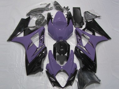 Dark Purple and Black 07-08 GSXR 1000 Fairings