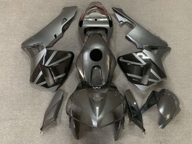 Dark Silver and Black 05-06 CBR600RR Fairings