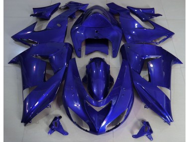 Deep Blue Plain 06-07 ZX10R Fairings