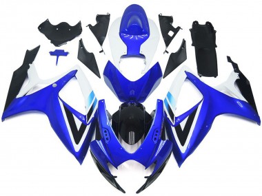 Deep Blue and Light Blue OEM Style 06-07 GSXR 600-750 Fairings