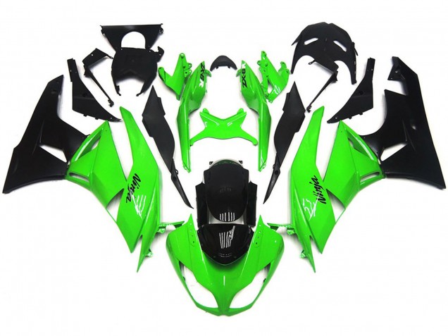 Deep Gloss Green Sharp 09-12 ZX6R Fairings Deep Gloss Green Sharp 09-12 ZX6R Fairings