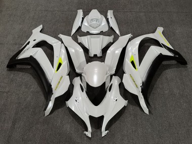 Deep Pearl White 16-19 ZX10R Fairings