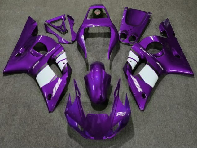 Deep Purple & White 98-02 R6 Fairings Deep Purple & White 98-02 R6 Fairings