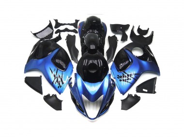 Deep blue with Black Custom 08-20 GSXR 1300 Hayabusa Fairings