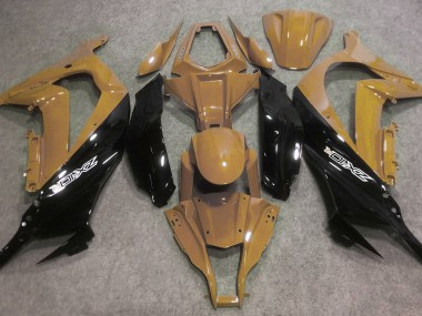 Desert Tan and Black 16-19 ZX10R Fairings