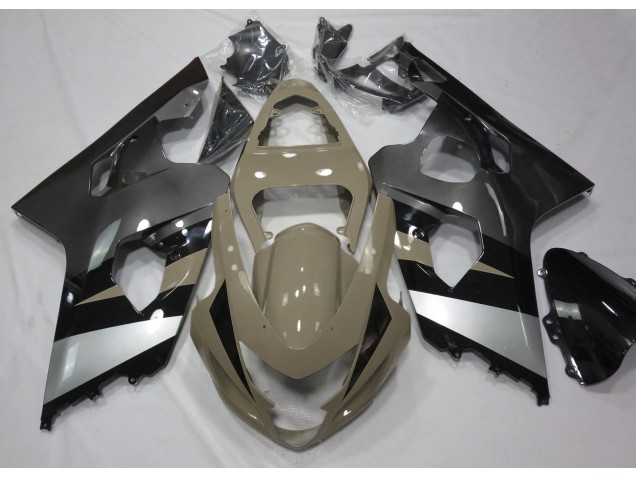 Desert Tan and Silver 04-05 GSXR 600-750 Fairings Desert Tan and Silver 04-05 GSXR 600-750 Fairings