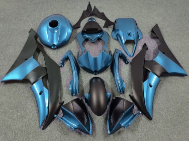 Electric Blue and Matte Black 08-16 R6 Fairings