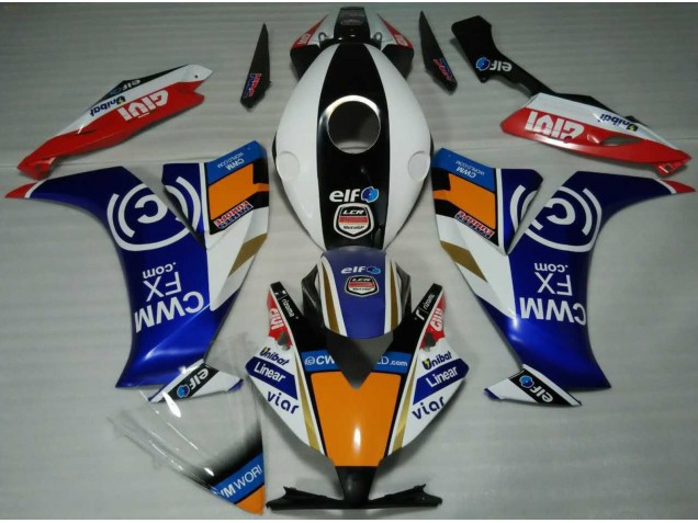 Elf Blue and Orange 12-16 CBR1000RR Fairings Elf Blue and Orange 12-16 CBR1000RR Fairings