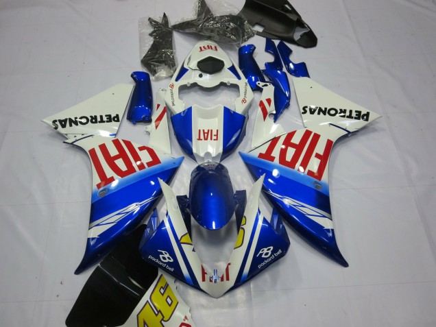 Fiat with Light Blue 12-14 R1 Fairings Fiat with Light Blue 12-14 R1 Fairings