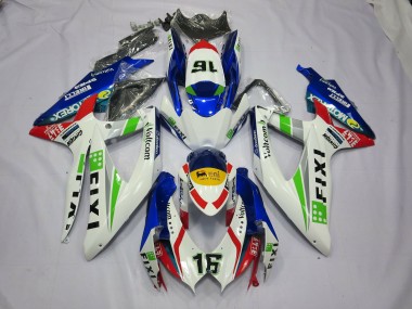 Fixi Blue 08-10 GSXR 600-750 Fairings