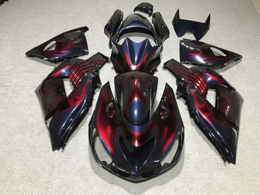 Flame 06-11 ZX14R Fairings